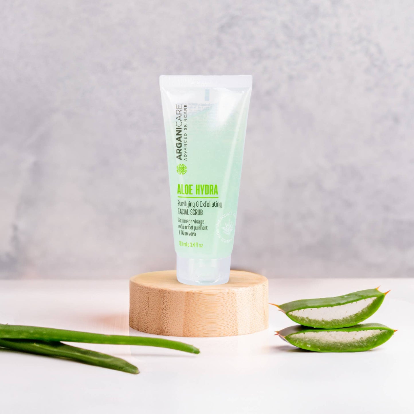 Skin Care Aloe Vera - Gommage visage exfoliant et purifiant